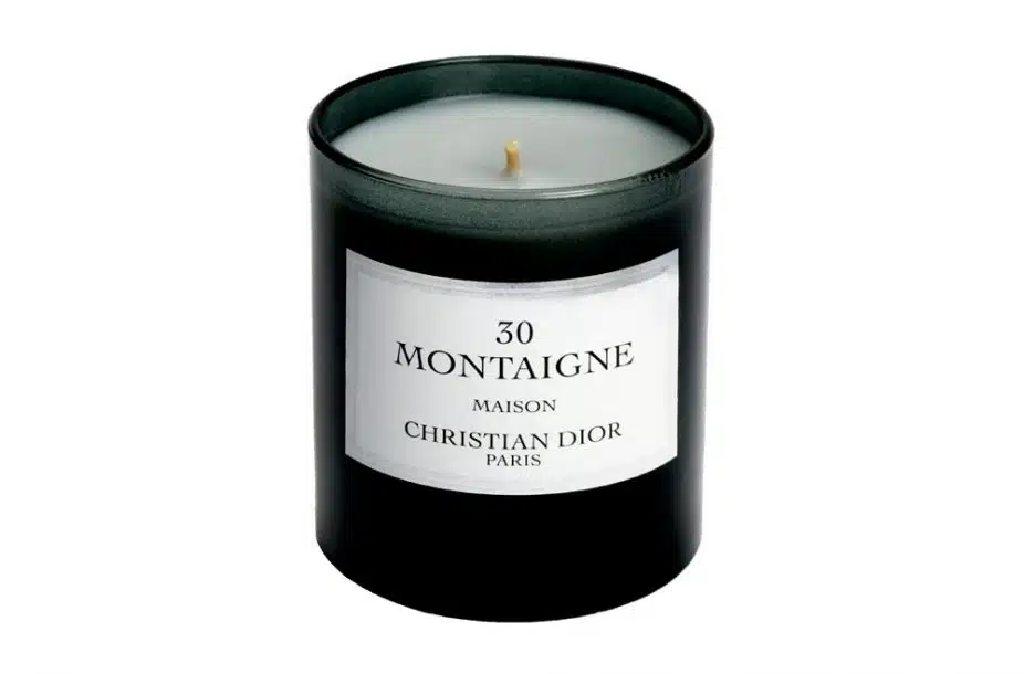 Lumiprod, packshot d'une bougie parfumée 30 Montaigne de Christian Dior