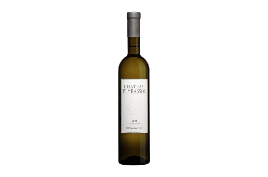 Packshot Bouteille Vin Blanc Château Peyrassol 2022